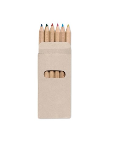 Crayons de couleur objets publicitaires - ABIGAIL