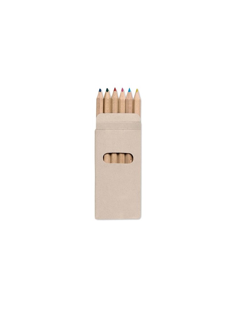 Crayons de couleur objets publicitaires - ABIGAIL