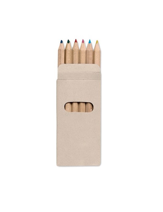 Crayons de couleur objets publicitaires - ABIGAIL