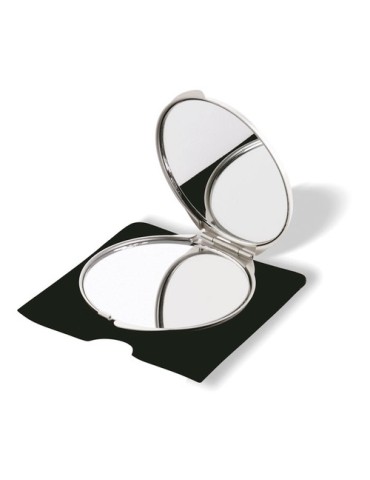Double miroir en aluminium cadeau pratique personnalisée pas cher - SORAIA