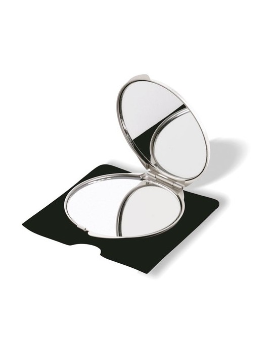 Double miroir en aluminium cadeau pratique personnalisée pas cher - SORAIA