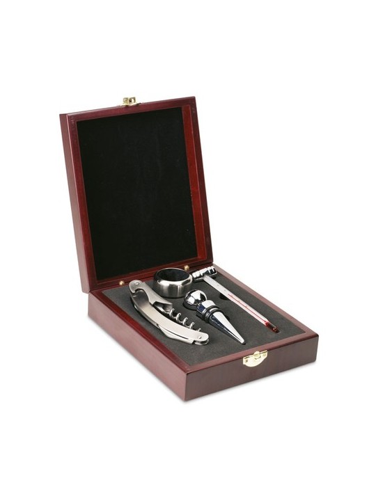 Set de Vin Classique Personnalisé : Accessoires Élégants PREMIUM pas cher
