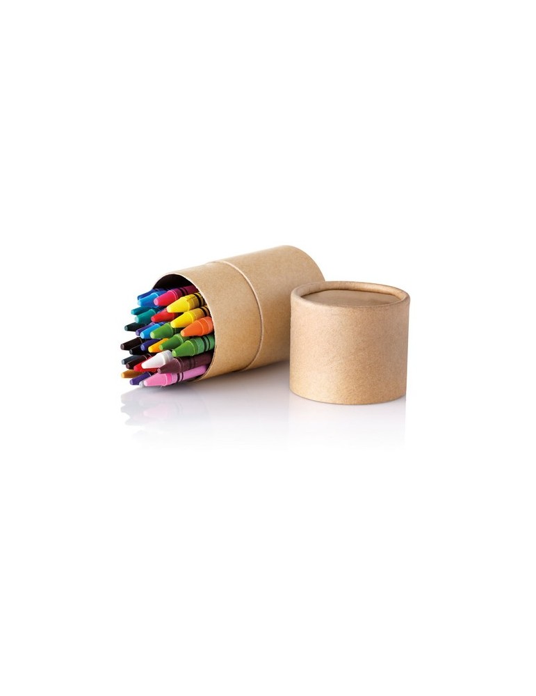Étui 30 Crayons Cire Personnalisé : Idéal pour Offrir STRIPER pas cher