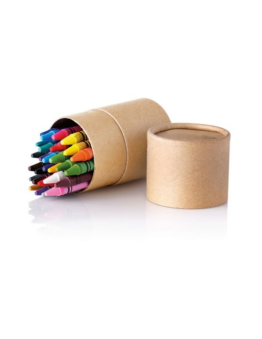 Étui 30 Crayons Cire Personnalisé : Idéal pour Offrir STRIPER pas cher