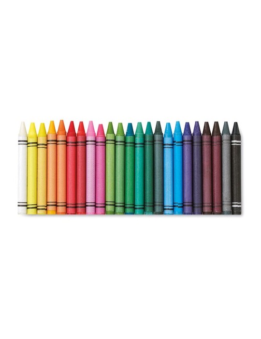 Étui 30 Crayons Cire Personnalisé : Idéal pour Offrir STRIPER pas cher