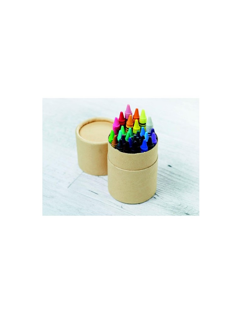 Étui 30 Crayons Cire Personnalisé : Idéal pour Offrir STRIPER pas cher
