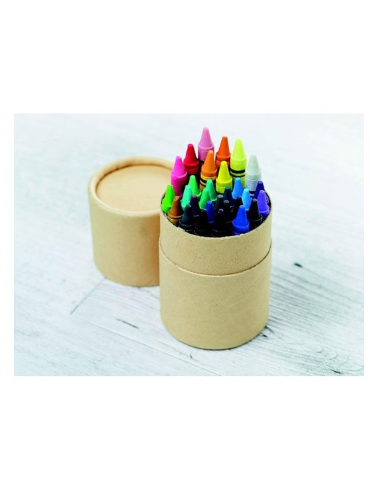 Étui 30 Crayons Cire Personnalisé : Idéal pour Offrir STRIPER pas cher