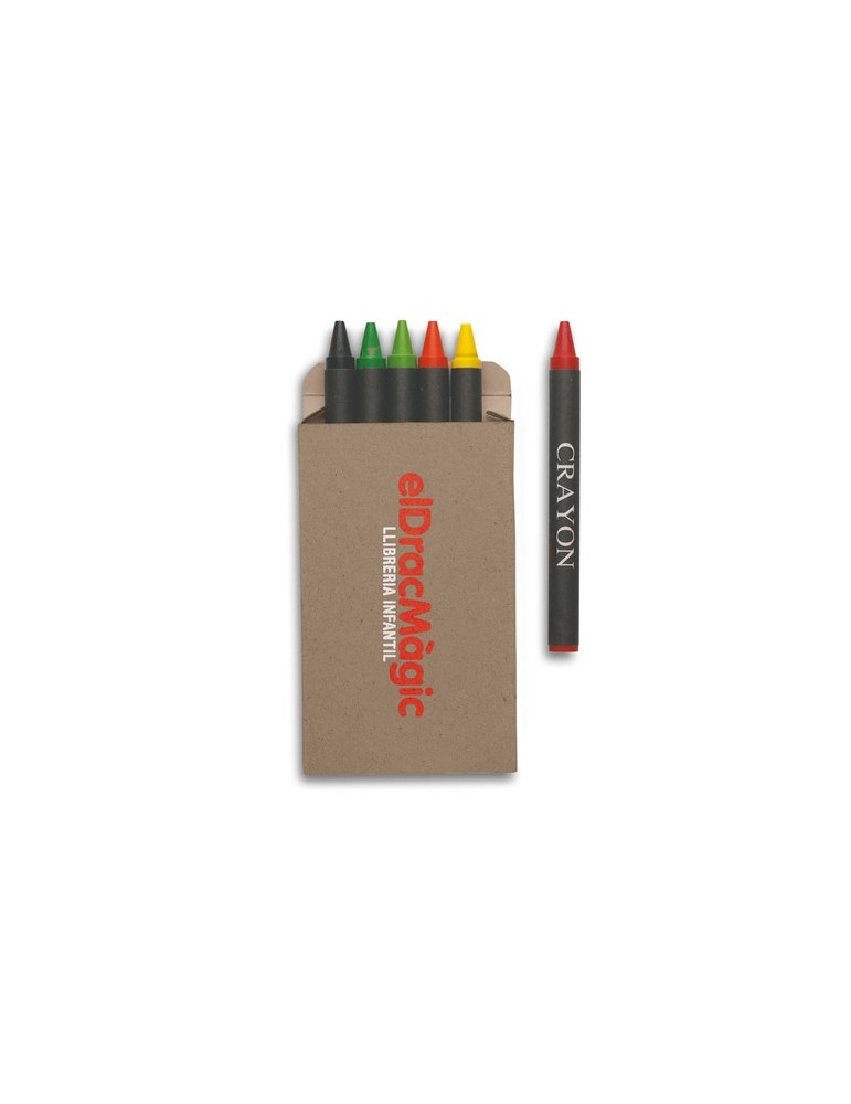 Étui 6 Crayons Cire Cadeau d'Entreprise : BRABO