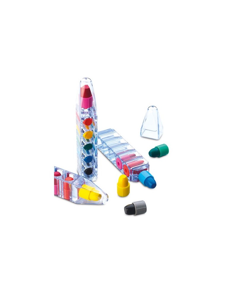 Set de Crayons Personnalisés : Peint/Cire MAGIC
