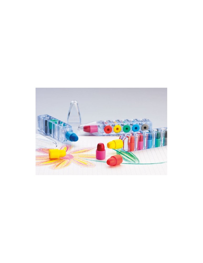 Set de Crayons Personnalisés : Peint/Cire MAGIC