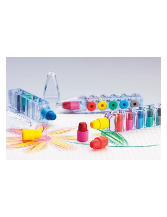 Set de Crayons Personnalisés : Peint/Cire MAGIC