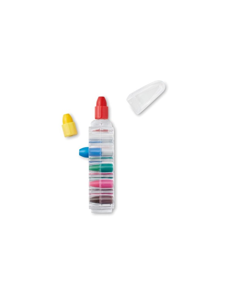 Set de Crayons Personnalisés : Peint/Cire MAGIC