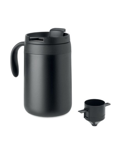 CAFETITO Mug double paroi filtre à café