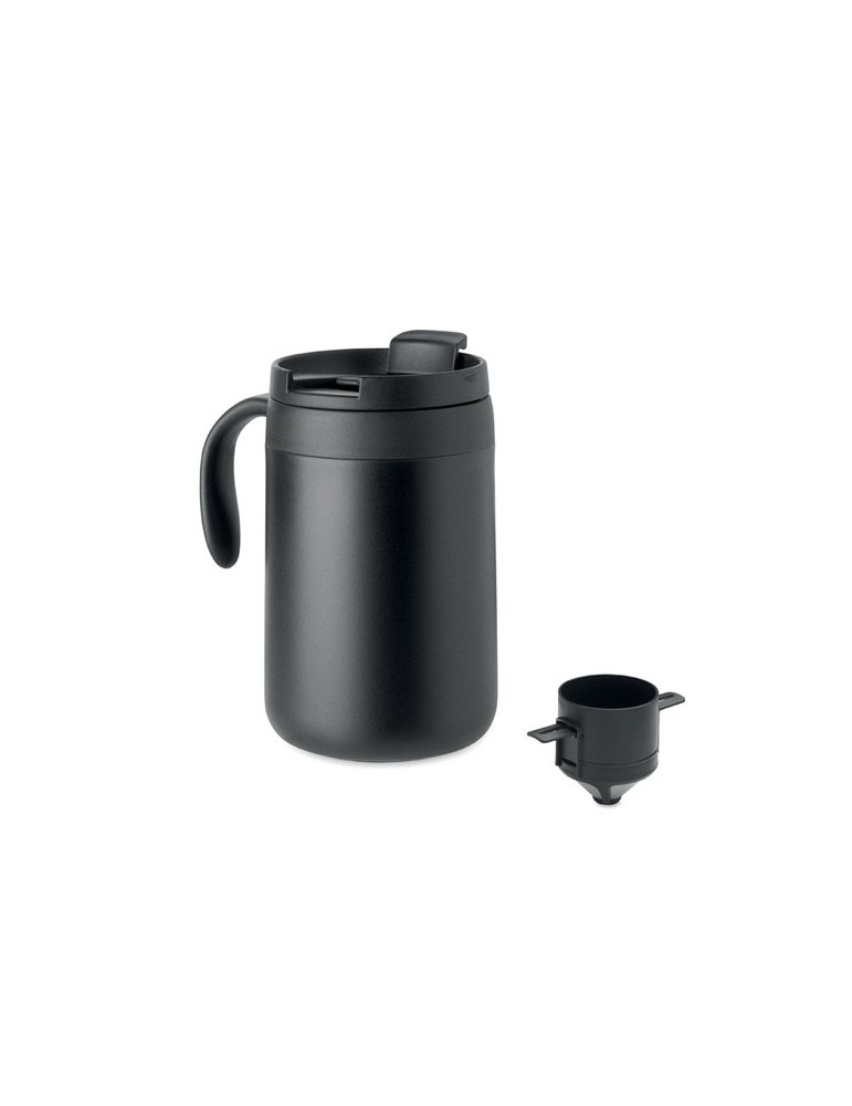 CAFETITO Mug double paroi filtre à café