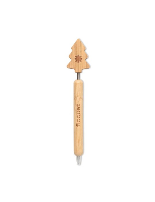 CHRISPEN Stylo à bille sapin en bambou