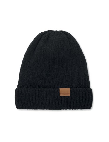 PUNTOS Bonnet tricoté avec revers