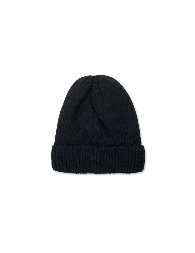 PUNTOS Bonnet tricoté avec revers