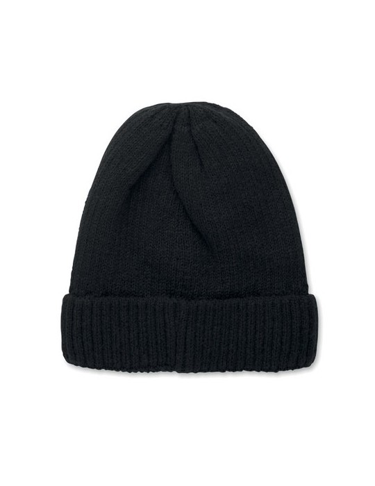 PUNTOS Bonnet tricoté avec revers
