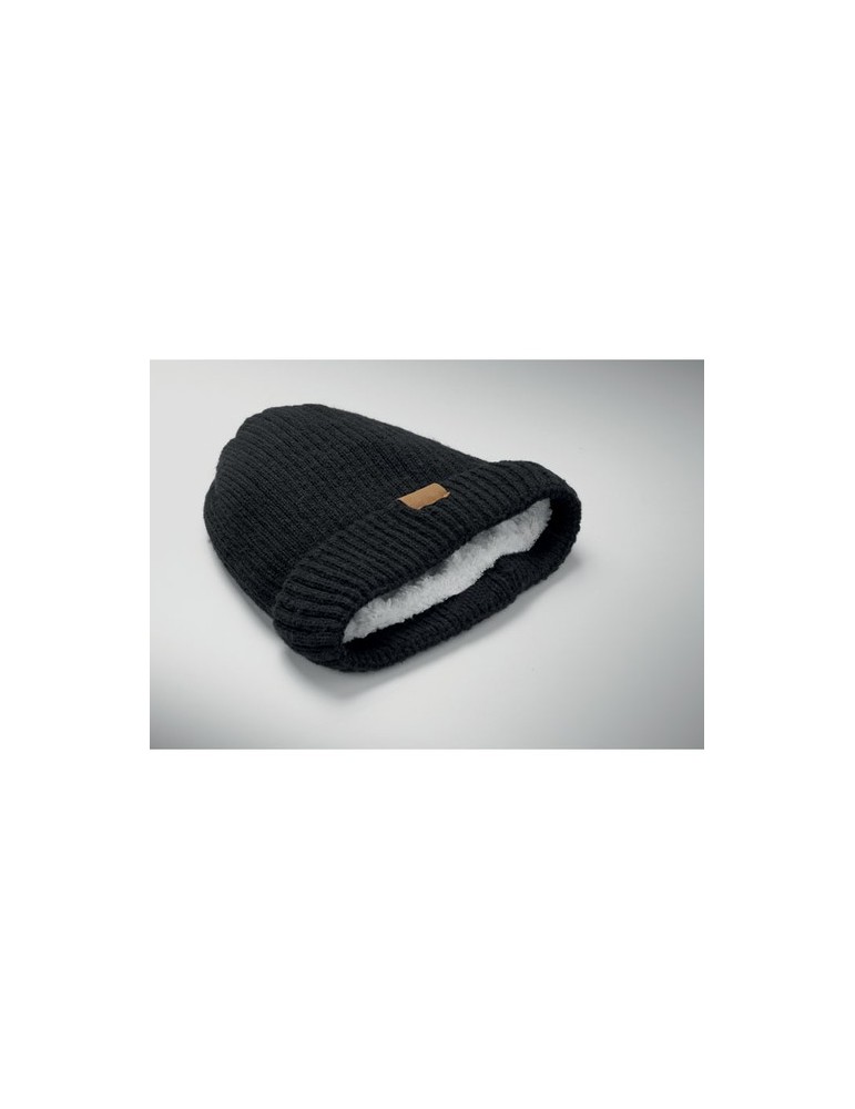 PUNTOS Bonnet tricoté avec revers