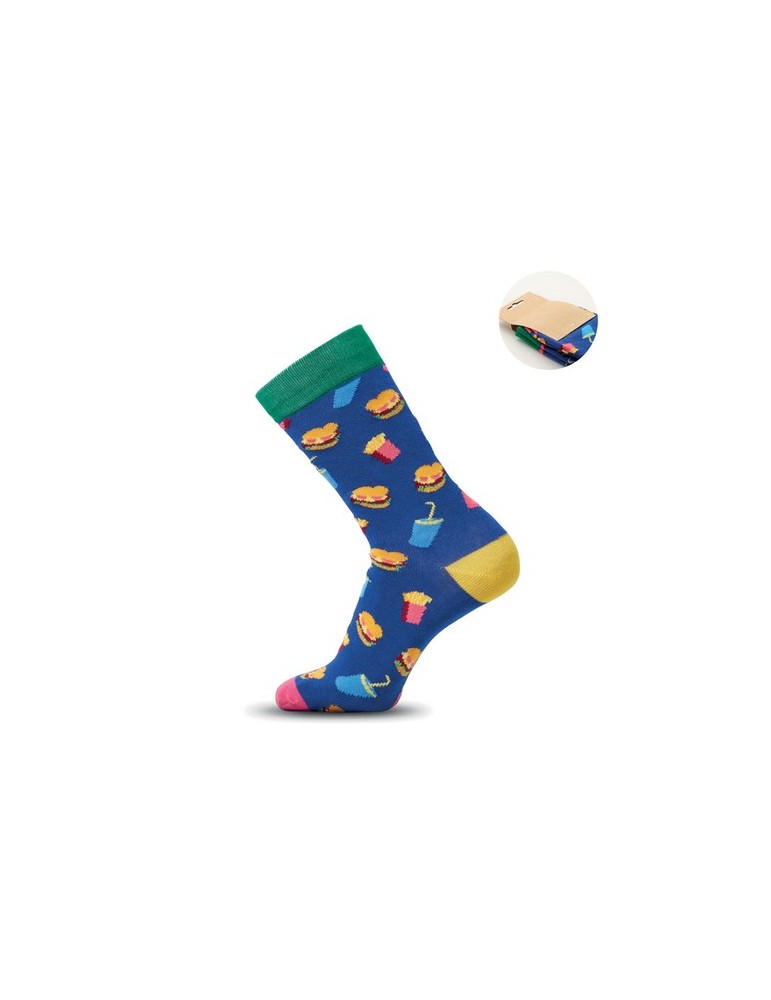 FUNNY M Chaussettes motifs amusants