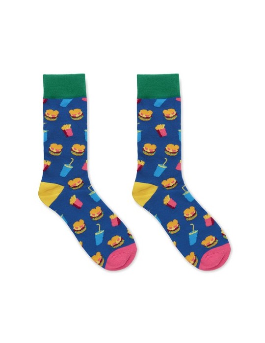 FUNNY M Chaussettes motifs amusants