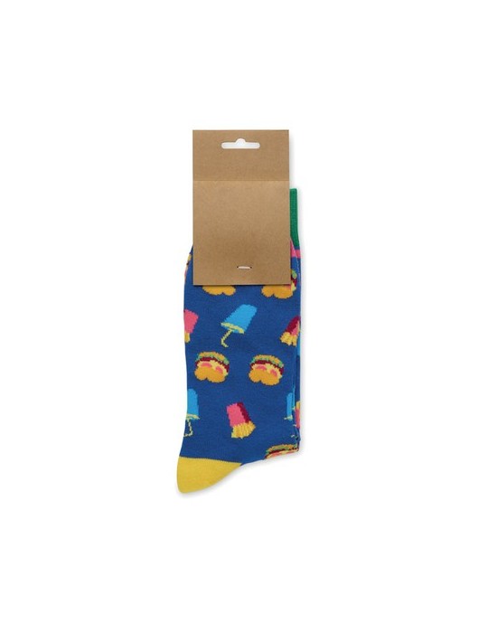 FUNNY M Chaussettes motifs amusants