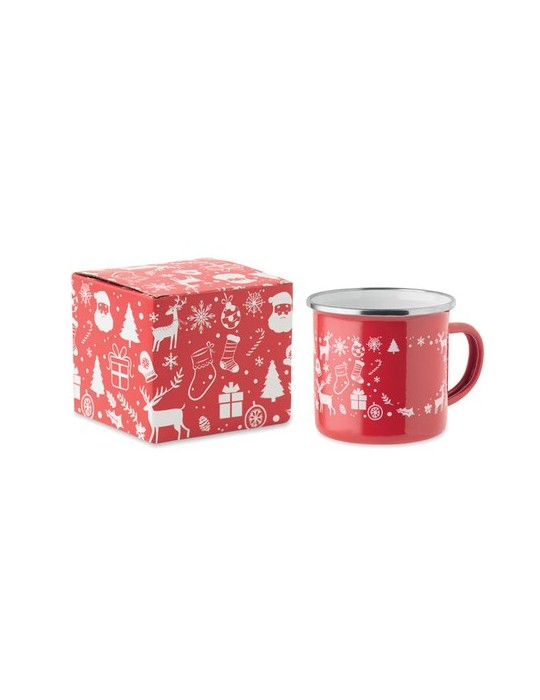 SEASOMEL Mug de Noël en émail 300ml