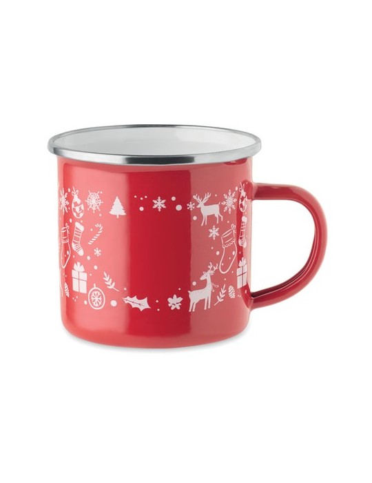 SEASOMEL Mug de Noël en émail 300ml