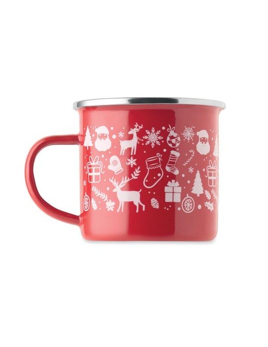 SEASOMEL Mug de Noël en émail 300ml