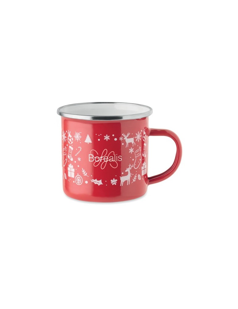 SEASOMEL Mug de Noël en émail 300ml