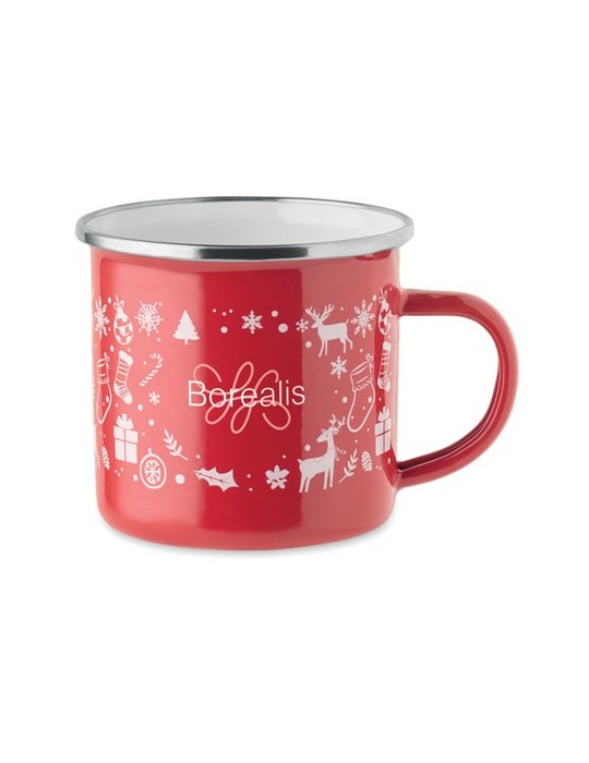 SEASOMEL Mug de Noël en émail 300ml