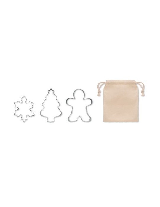 COOKIES Set d'emporte-pièces de Noël
