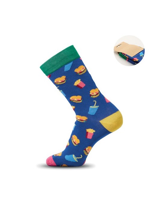 FUNNY L Chaussettes motifs amusants