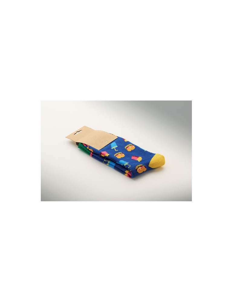 FUNNY L Chaussettes motifs amusants