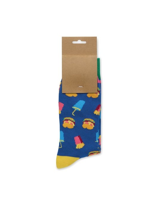 FUNNY L Chaussettes motifs amusants