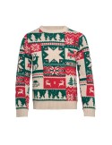 SHIMIS XL Pull de Noël tricoté L-XL