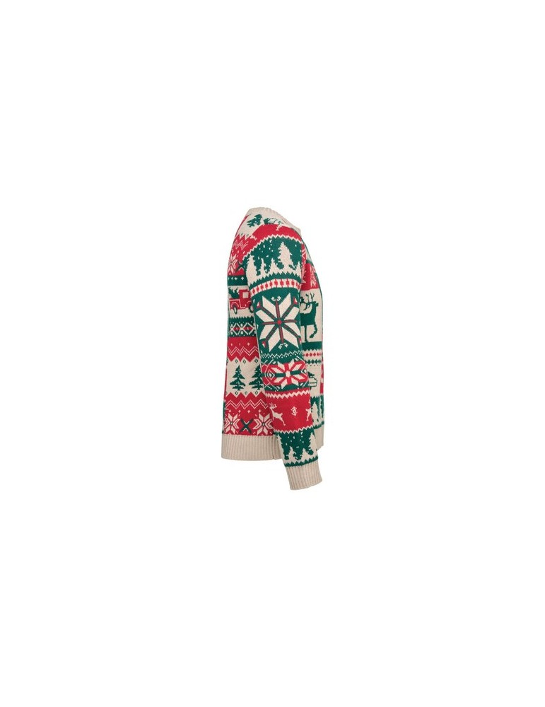 SHIMIS XL Pull de Noël tricoté L-XL