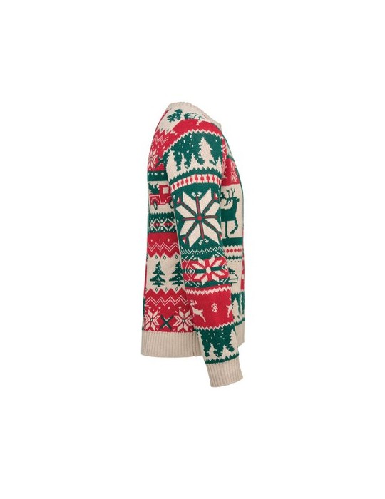 SHIMIS XL Pull de Noël tricoté L-XL