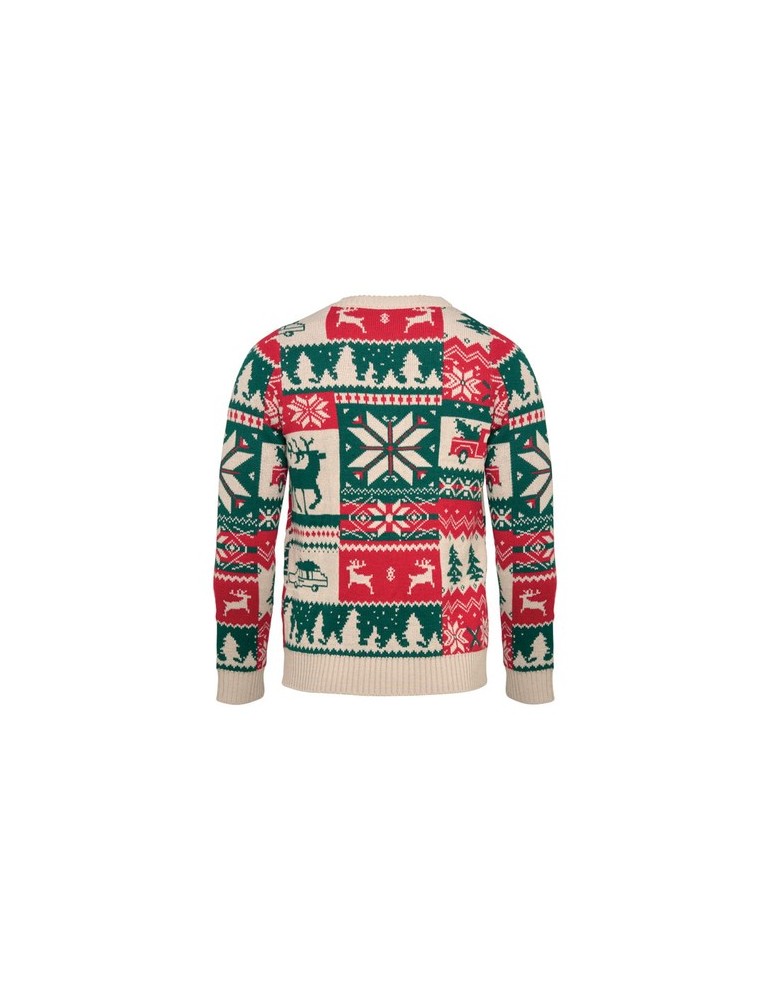 SHIMIS XL Pull de Noël tricoté L-XL