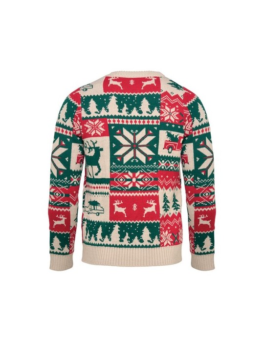 SHIMIS XL Pull de Noël tricoté L-XL