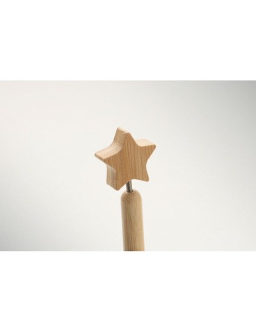 STARPEN Stylo à bille étoile en bambou 2