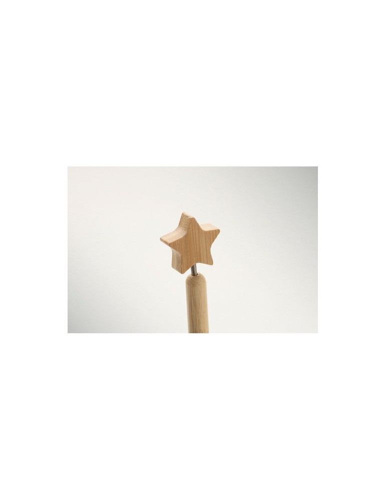 STARPEN Stylo à bille étoile en bambou