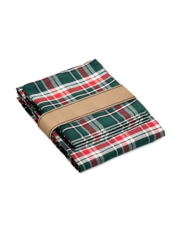 SANTABLE Nappe à carreaux en coton.