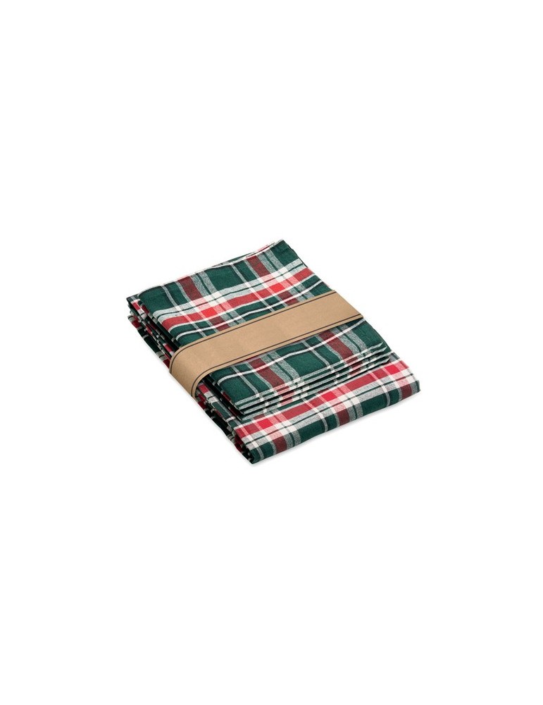 SANTABLE Nappe à carreaux en coton.