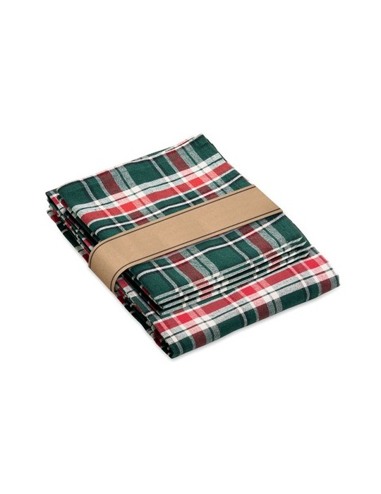 SANTABLE Nappe à carreaux en coton.