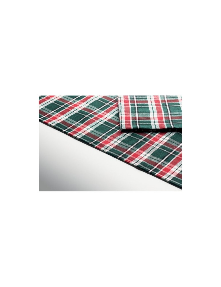 SANTABLE Nappe à carreaux en coton.