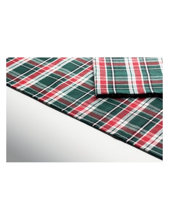 SANTABLE Nappe à carreaux en coton.