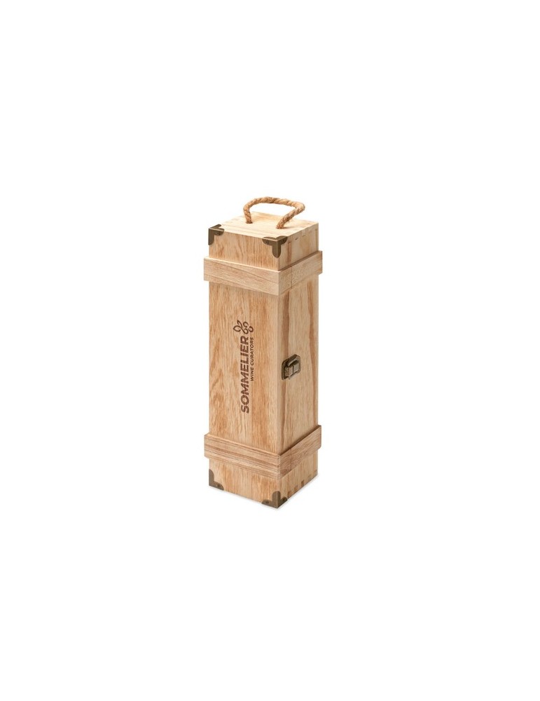 VINBOX + Coffret à vin en paulownia