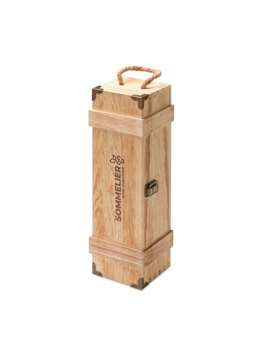 VINBOX + Coffret à vin en paulownia