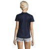 T-shirt Femme Personnalisé Sportif 140g - Sporty Women Matières : PET Taille textile : L Couleurs : french navy cadeau client or